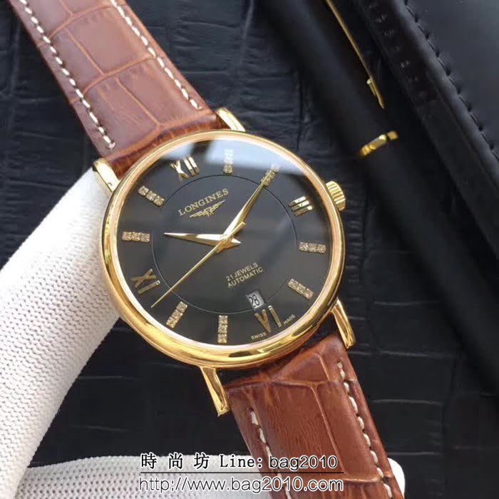 LONGINES浪琴 全自動機械 男士腕表 WSS0373